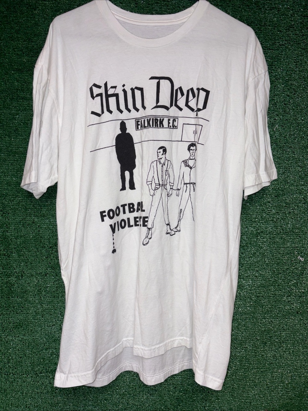 Skin Deep Football Violence White Shirt XL